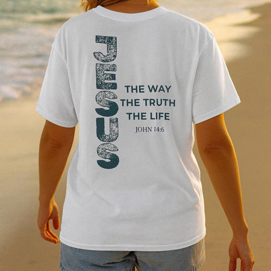 A timeless faith tee inspired by John 14:6 - Heavenly Treasures